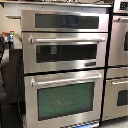 Jenn Air 30”wide Built In Microwave Oven Combo Stainless Steel 