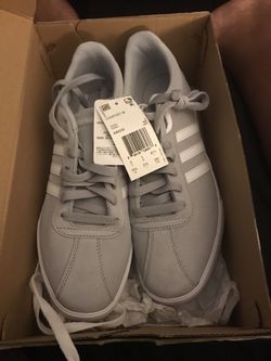 Brand new, fresh out of the box grey adidas
