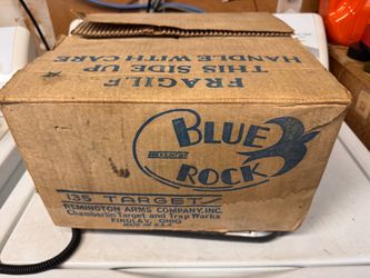 Vintage Remington Arms Blue Rock Clay Targets Box of 135 NEW