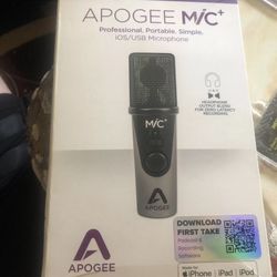 Apogee MiC Plus USB Cardioid Condenser Microphone - New $239.99 MSRP