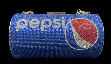 Pepsi Rhinestone Clutch Bag