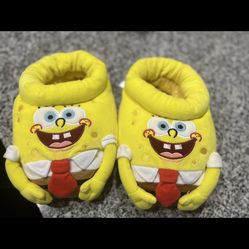 Universal Studios Miami Sponge Bob Slippers Youth X-Large $10