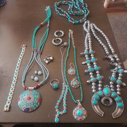 Turquoise And Sterling Silver Jewelry