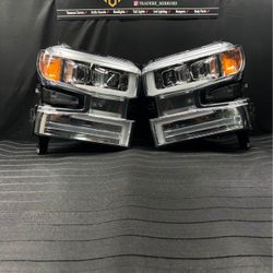 2019 - 2021 Chevy Silverado 1500 LED Headlights NEW