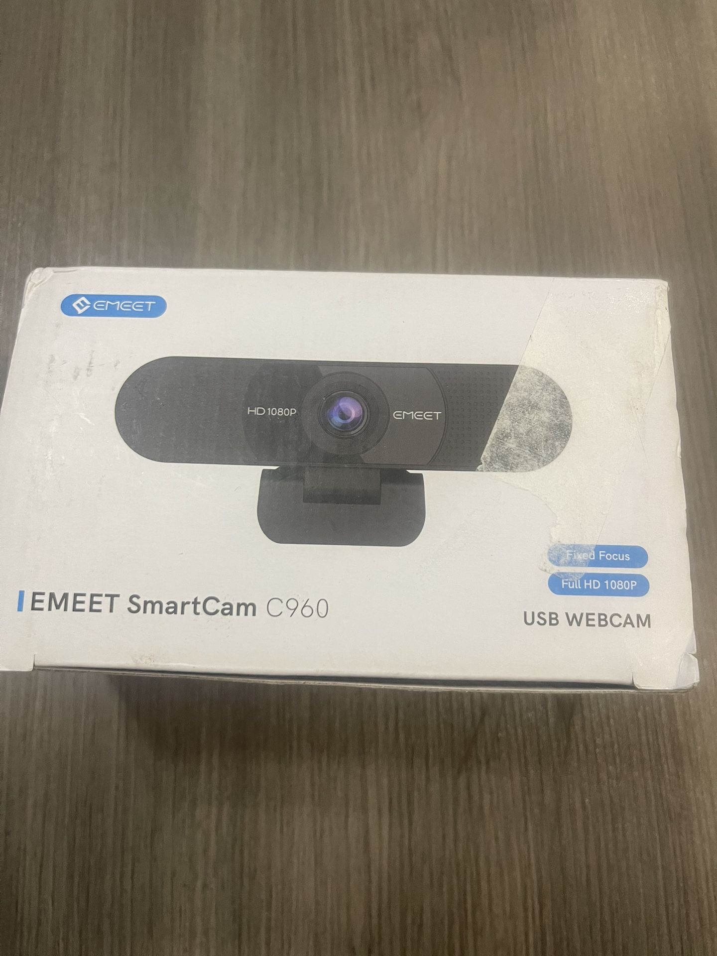 EMEET 1080P Webcam with Microphone, C960 Web