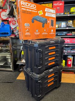 RIDGID Pro Gear Dolly with Tool Storage Units