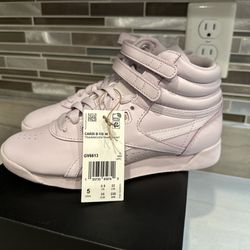 Reebok Women's Cardi B Hi Sneakers Lilac Light Purple GV6613 Size:5 Women’s