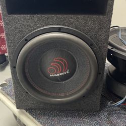 Massive Audio HIPPOXL122R Hippo XL Series 6000W 12" Dual 2-Ohm Car Subwoofer