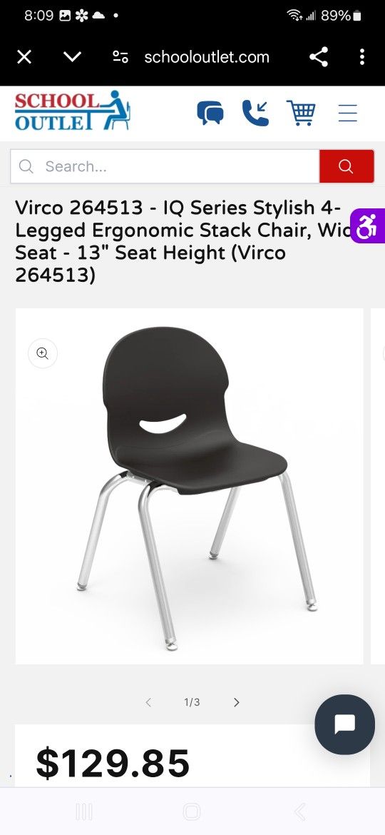 Cute Virco Preschool Chair 