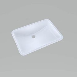 TOTO  21in Undermount Bathroom Sink with CeFiONtect in Cotton White