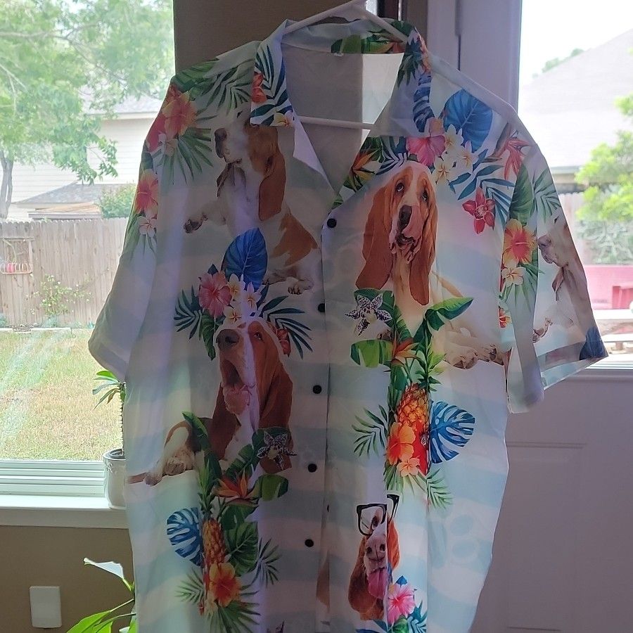 Hawaiian Dog Shirt