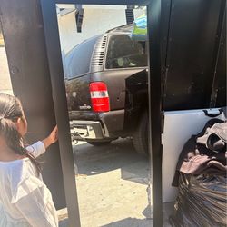 Full body mirror black