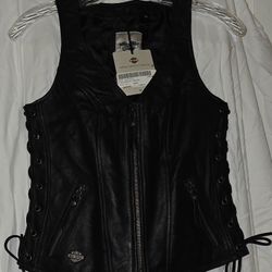 Harley Davidson Women's Leather Vest