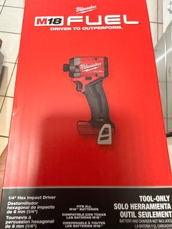 Milwaukee M18 FUEL 1/4" Hex Impact Driver (Tool Only)