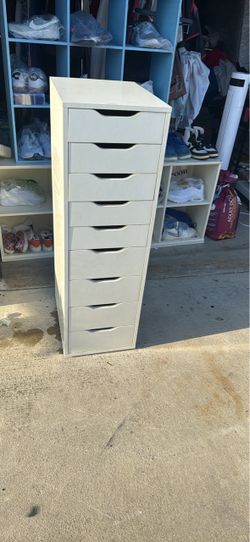 IKEA Alex 9-Drawer Unit DEPTH 19in WIDTH 14in HEIGHT 46in