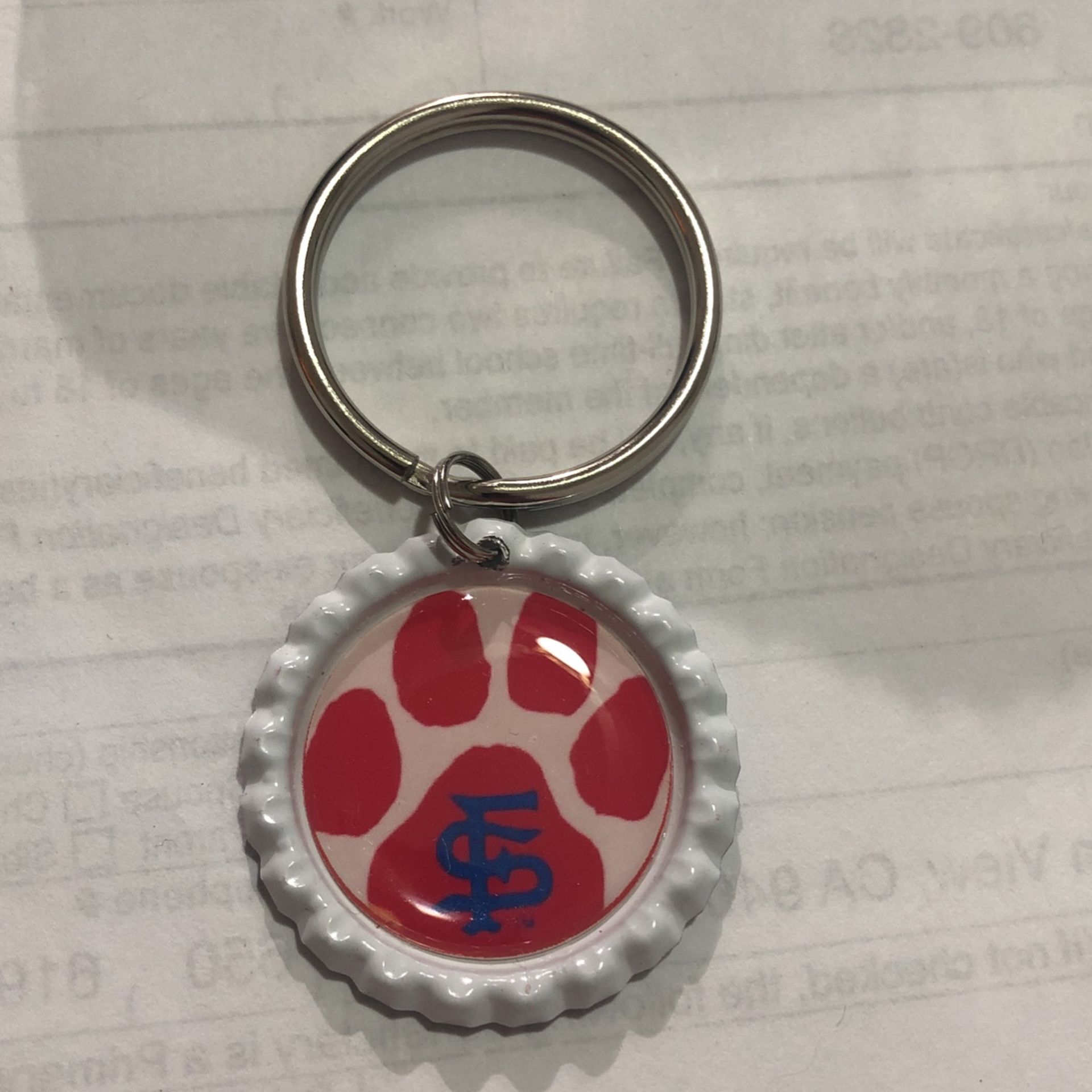 Fresno State Keychain