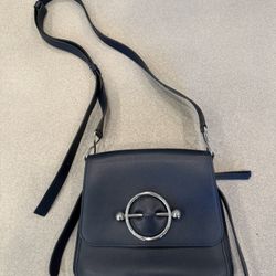 J.W. Anderson Blue Authentic Leather Crossbody Bag