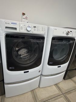 MAYTAG front load washer and electric dryer set