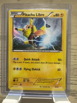 Pokémon Pikachu Libre 30/30 Holo XY Trainer Kit 2016