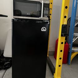 Microwave And Refrigerator