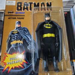BATMAN 8" Action Figure 1989 Unpunched RARE VINTAGE