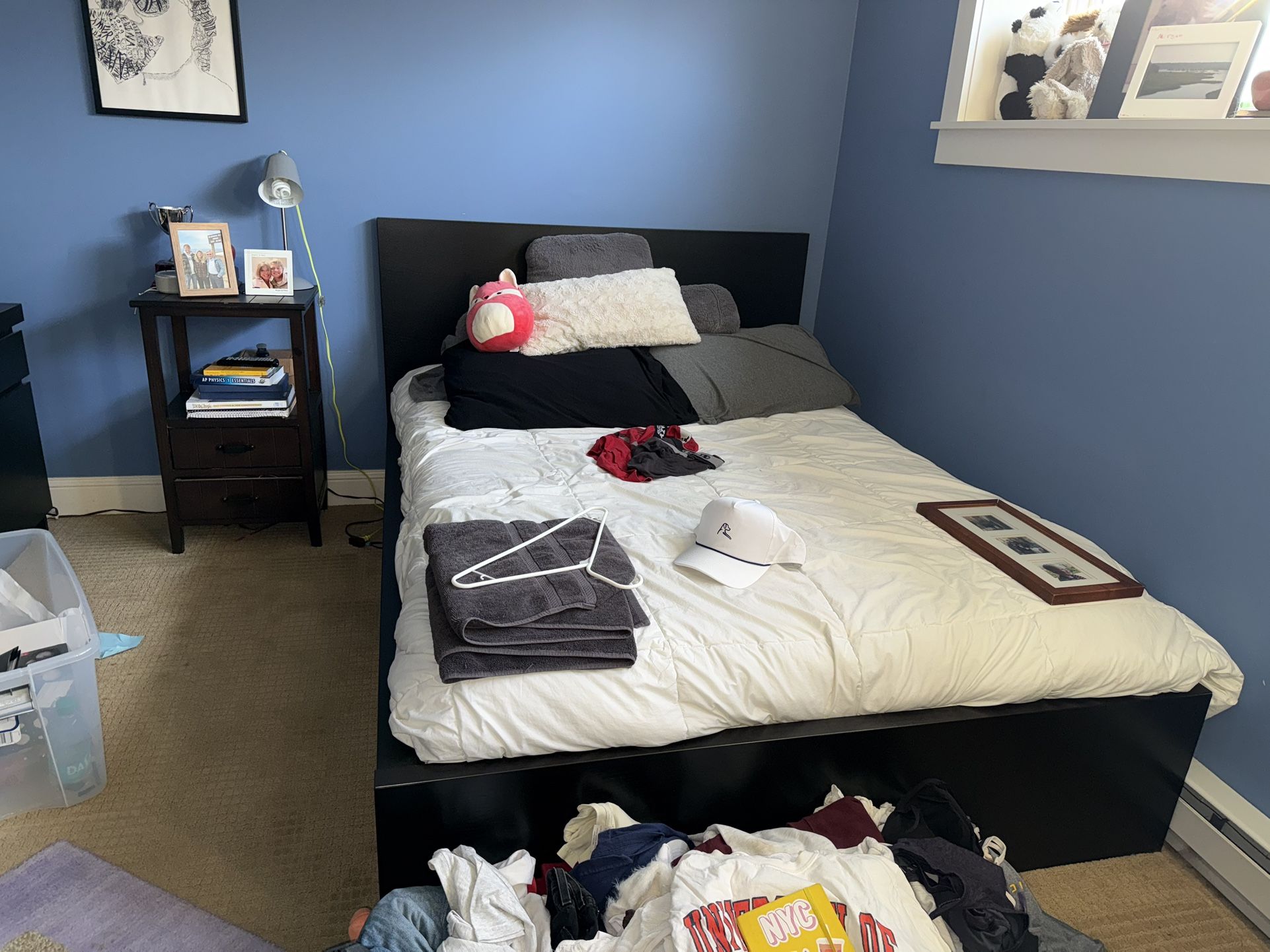 Bed + Desk + Side Table