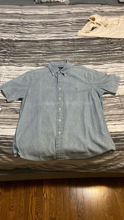 Polo short sleeve button down shirt