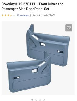 For 91-94 Explorer front Driver And Passenger Light Blue Door panels