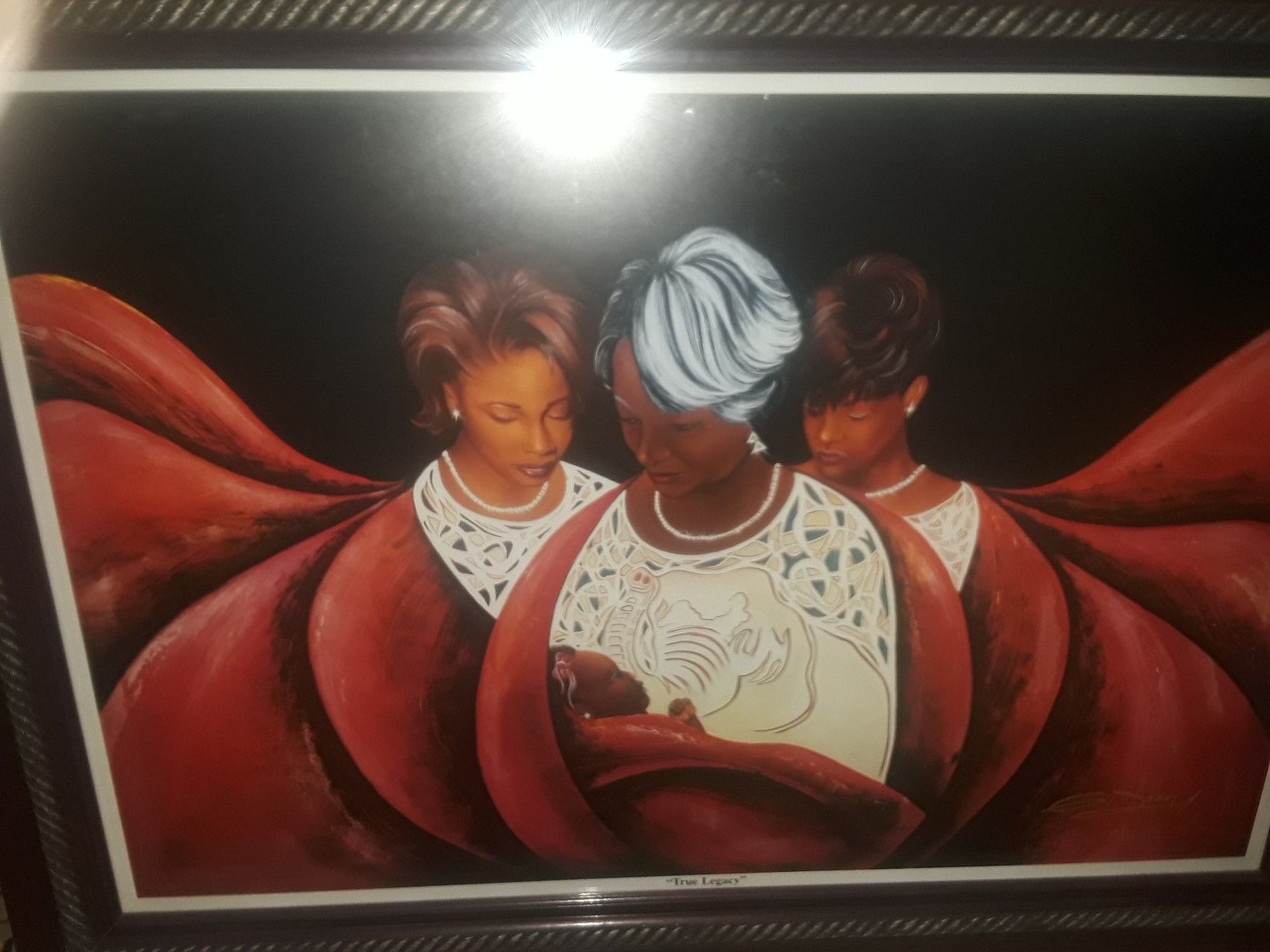 Picture of 4 generations of women