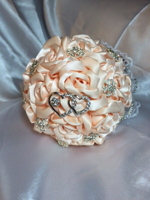 Wedding or quinceanera bouquet, handmade