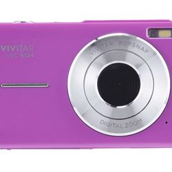 Compact Digital Camera, Pink, 16X Zoom, 1080p, Built-in Flash