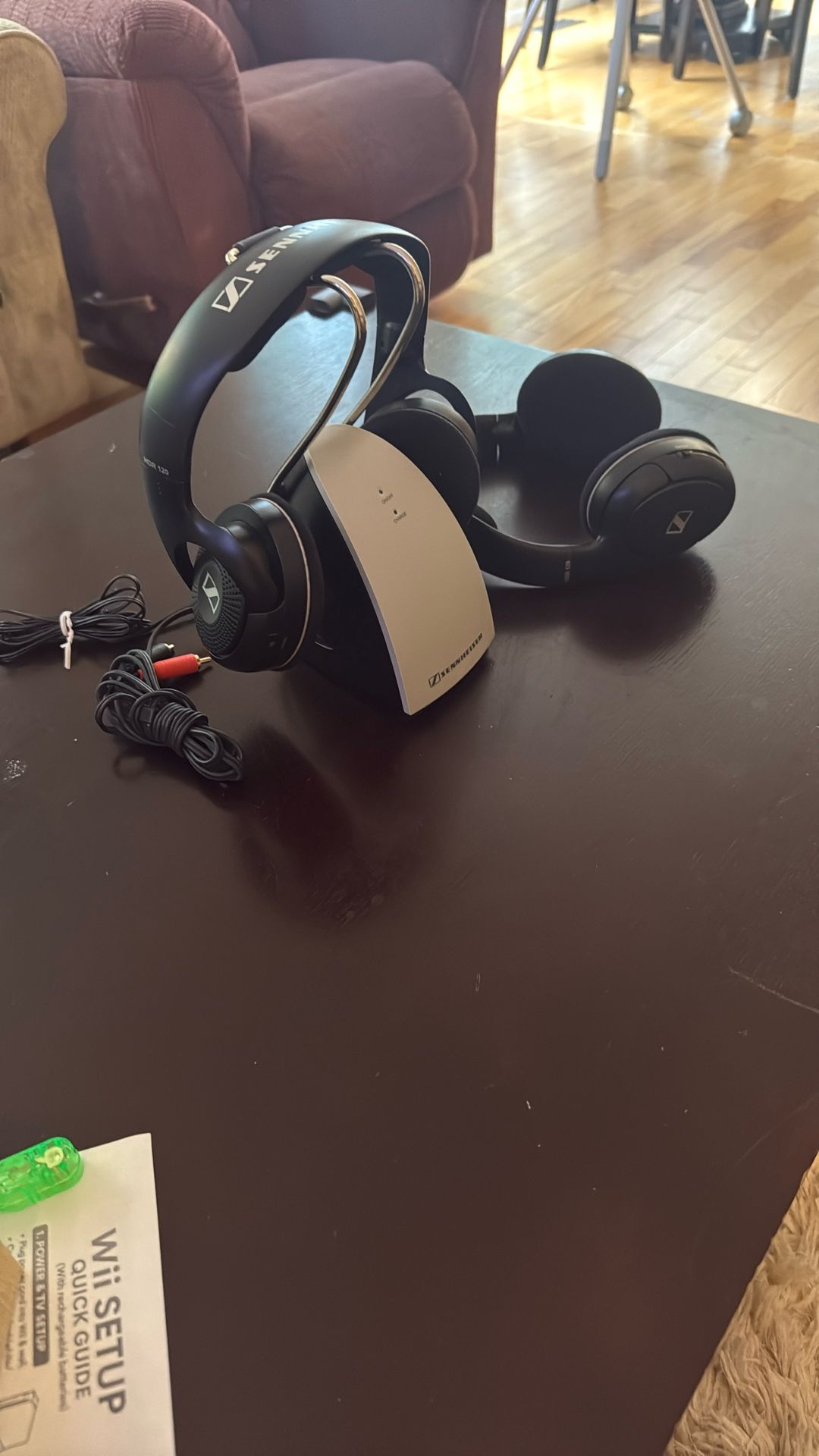 Sennheiser - TV Listener Wireless On-Ear Headphones - Black