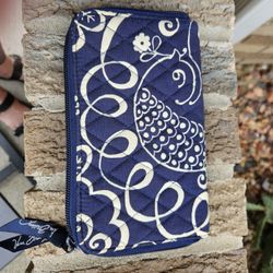 Vera Bradley Navy And Ivory Wallet