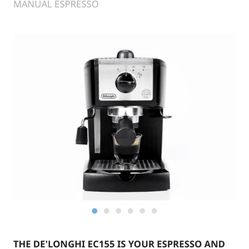 DeLonghi espresso machine