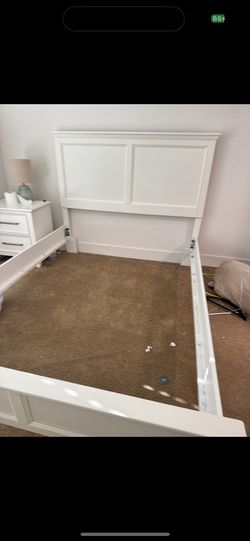 Bed ,mattress, Nightstand