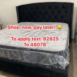 New King Bed! 100 Days Same As Cash 💰