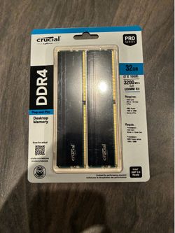 Crucial Pro 32GB DDR4 RAM (2 x 16 GB)