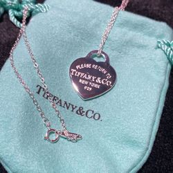 Tiffany And Co Heart Pendant Ag925 T&co. 