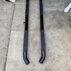 3” Running Boards Black For 00-04 Dodge Dakota Quad Cab