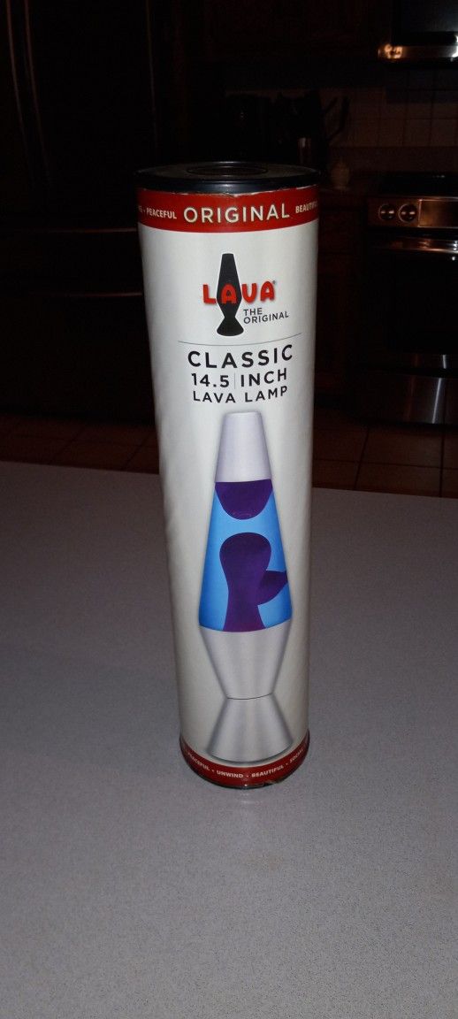  LAVA THE ORIGINAL CLASSIC 14.5" LAVA LAMP NEW SEALED IN CONTAINER