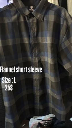 Short sleeve flannel