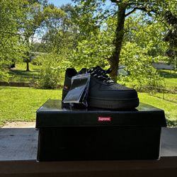 BLACK SUPREME AIRFORCE  1 9.5