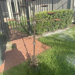 4.5 Ft Metal Candle Holder
