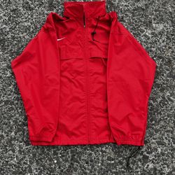 Red NIKE Windbreaker 