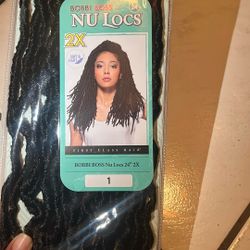 Bobbi Boss Nu Locs 24” #1,1b, 2 Only 