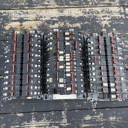 Lot of 3 Breaker Panels