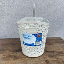 Hanging Storage Basket – Great for Bathroom or Closet!