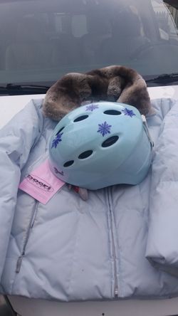 Boeri ski helmet and winter jacket