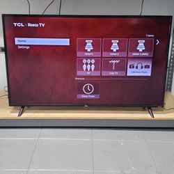 TCL 55" SMART TV LED 4K HDR ROKU TV GREAT PICTURE QUALITY GUARANTEED 🔥💯🖥🔥💯