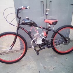 New 2 Stroke Motorized Bike 100cc.